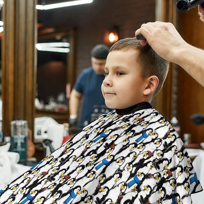 Barber Cape for Kids Funny Duck Haircut Cape Professional Salon Cape Waterproof Hair Cutting Styling Haircut Apron