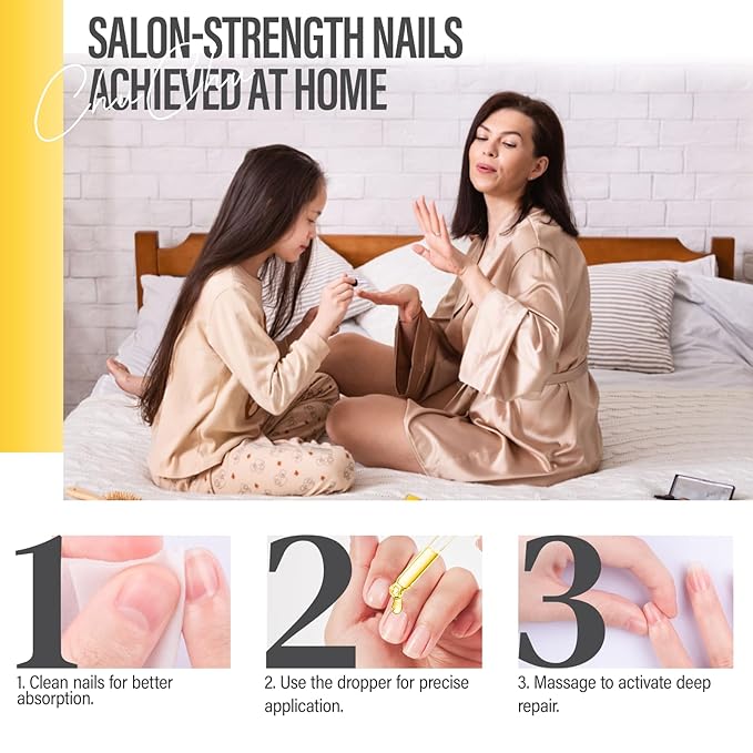 CHUCHU Nail Cuticle Oil Strengthener - Pineapple Scent Repair Growth Moisturizing Treatment - Natural Jojoba Vitamin B & E for Dry Cracked Nails