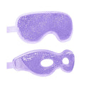 Permotary 2PCS Ice Gel Eye Mask - Hot Cold Therapy Cooling Beads, Reusable Compress Pack for Puffiness, Dark Circles, Bags, Dry Eyes, Headaches, Migraines, Stress Relief