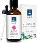 Rose Essential Oil for Face, Hair, Body, Skin, Aromatherapy, Essential Oils Diffuser, DIY Blends - 1 Oz