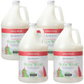 Ginger Lily Farms Botanicals Nourishing Body Wash, 100% Vegan & Cruelty-Free, Apple Pear Scent, 1 Gallon (Pack of 4)