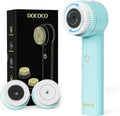 Facial Cleansing Brush with Dual Rotating, Electric Face Scrubber, 3 in 1 Facial Brush Skin Cleansing for Deep Cleansing, 3 Speeds, Waterproof Face Cleanser Brush for Men Women, Soft Exfoliator