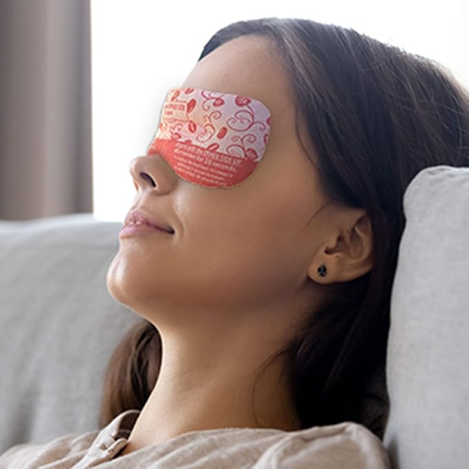 HotHands Steam Therapy Unscented Reusable Eye Pillow, Red, One Size (Pack of 2)