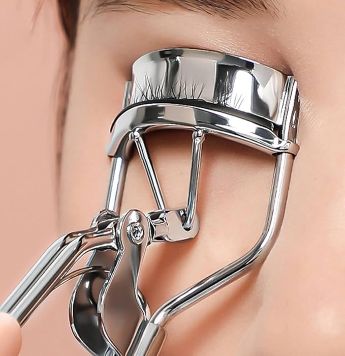 Yumflan Eyelash Curler Refills, 80 Pcs Eyelash Curler Pads, Silicone Rubber Eye Lash Curler Refills for Universal Eyelash Curlers (Black)
