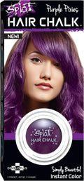 Splat Purple Pixies Hair Chalk, 1 Compact, Temporary Hair Color Glides on Easily for Fun Pops of Color, Washable Hair Color Chalk Shampoos Out, Cruelty Free & Vegan