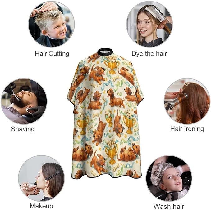 Barber Cape for Kids Funny Duck Haircut Cape Professional Salon Cape Waterproof Hair Cutting Styling Haircut Apron
