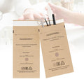 100Pcs Disposable Self-Sealing Sterilizer Pouches for Nail Tool,LXIANGN Dry Heat Autoclave Nail Tools Sterilizer Bags Kraft Paper Cleaning Bags For Dentist Tools and Nail Art Supplies (75mm x 150mm)