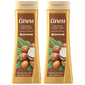 Caress Body Wash, Shea Butter & Brown Sugar, Moisturizing Body Wash for Gorgeous, Radiant Skin, Exfoliating Body Soap Liquid, 20 Fl Oz (Pack of 2)