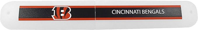Siskiyou Sports NFL Cincinnati Bengals Unisex Travel Set Toothbrush and Travel Case,White,One Size