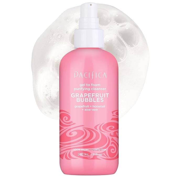 Pacifica, Face Wash Foam Grapefruit, 8 Ounce