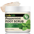 Peppermint Foot Scrub – Natural Exfoliating Cream for Dry, Cracked Feet | Soothes Tired Feet, Removes Dead Skin | Mint & Pumice Formula | 200ml