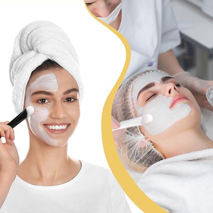 10Pcs Plastic Cosmetic Spatula Reusable Cosmetic Mask Mixing Spoon Spatulas Stick Applicator Beauty Facial Tools for Facial Skin Care DIY Mask Mixing and Sampling Tool
