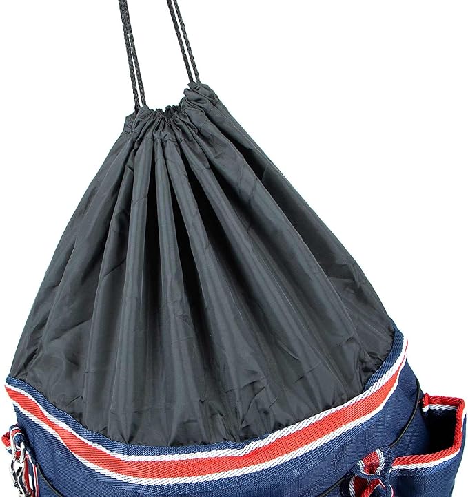 Jeffers Poplar Head Grooming Bag – Horse Grooming Organizer Tote with Pockets for Brushes, Tools, Clippers, Shampoo, Detangler – Stable Barn Kit Carrier for Horses, Pets, Livestock, Allegiance