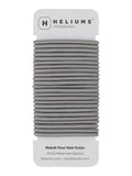 Cyndibands Elastic Hair Ties – Gray - No Damage 4mm Ponytail Holders for Women & Kids, 24-Pack Hair Elastics in Neutral Colors