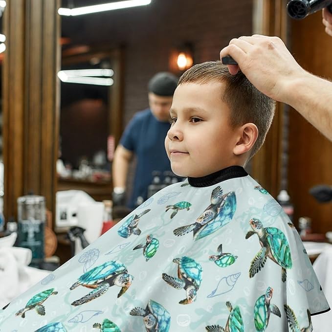 Barber Cape for Kids Funny Duck Haircut Cape Professional Salon Cape Waterproof Hair Cutting Styling Haircut Apron