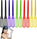 10 PCS Plastic Hair Coloring Mixer,Hair Color Whisks Dye Cream Mixer,Tint Color Cream Colorful Spoon Applicator Hair Bleaching Highlight Tool for Home Barber Shop Salon