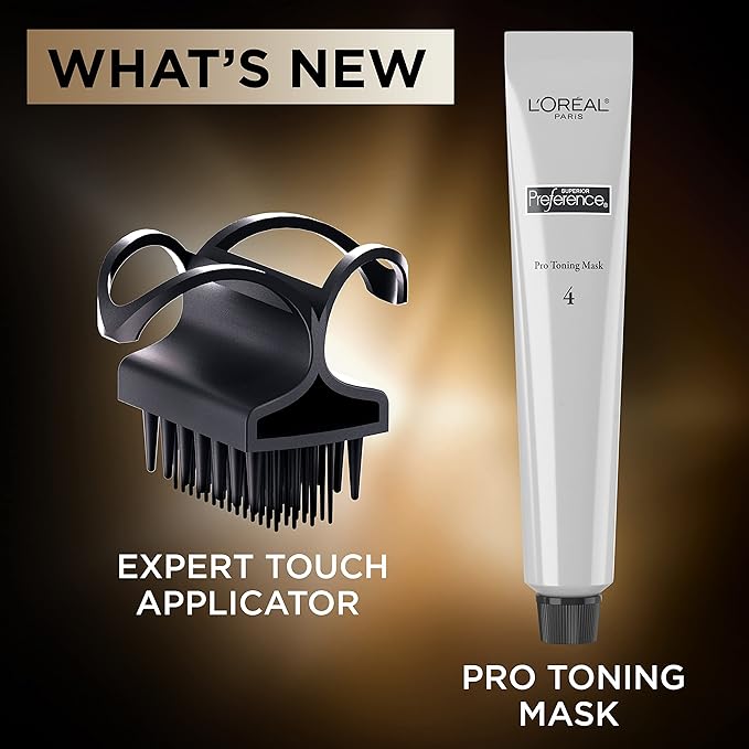 L'Oreal Paris Superior Preference Balayage Kit, Hair Dye for At-Home Highlighting with Pro Toning Mask, Dark Blonde to Light Brown, 1 Kit