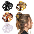4PCS Extra Large Strong Hold Hair Clips for Thick and All Hair Types - 3.15" Jumbo Premium Octopus Claw Clips for Women and Girls