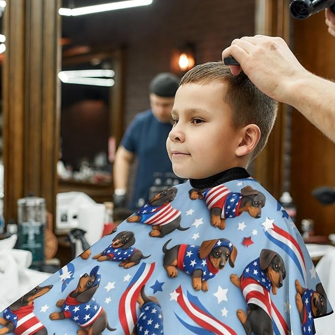 Barber Cape for Kids Funny Duck Haircut Cape Professional Salon Cape Waterproof Hair Cutting Styling Haircut Apron
