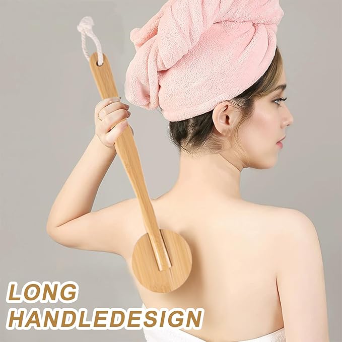 Long Handle Self Tanner Brush, Detachable Back Tanning Applicator for Body and Face, Multipurpose Back Brush Applicator for Fake Tan, Foundation, Lotion, Makeup, Cream, and Sunscreen