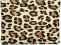 Leopard Leather Small Makeup Pouch for Women,Cosmetic Accessories,Waterproof and Portable Cosmetic Bag,Self-closing, No Zipper, Aesthetic Storage Pouch,Lipstick for Purse,Apricot Color