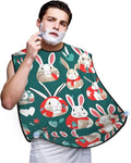 Magic Mushrooms Print Beard Bib Shaving Apron, Beard Hair Trimming Cape Gift For Dad