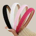 Headbands for Women Non Slip Thin Knitted Hairbands Trendy Headband for Women's Hair Cute Solid Colors Fashion Hair Accessories 4 PCS