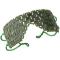Jade Eye Mask,Large Facial Cooling Mask with Green Ear Strings 100% Real Jade for Hot & Cold Therapy,Green Jade Facial Eyes Sleeping Mask Relief Eye Cover
