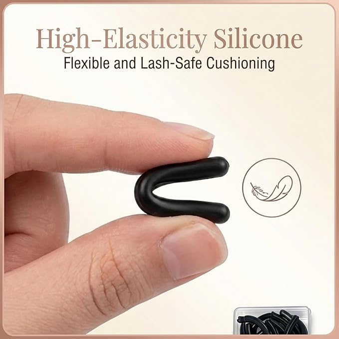 50Pack Compatible for Shiseido Eyelash Curler Refill Pads,Bulk 50-Piece Silicone Eyelash Curler Refills Compatible wtih Shiseido Lash Curler-Long Lasting Use.