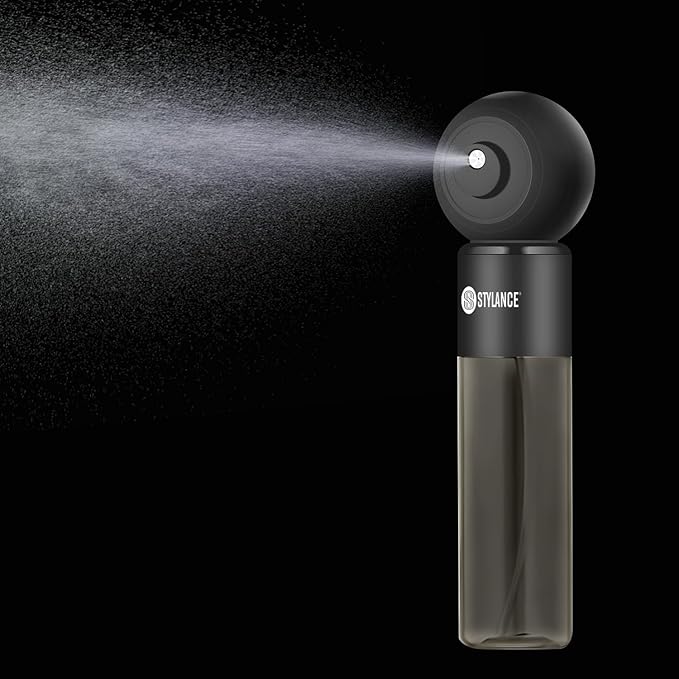 Cordless Mini Nano Mister, Handheld Portable Facial Mist Sprayer,Type-C Rechargeable for Barbers, Salon, Home Use,120ML Visual Water Tank