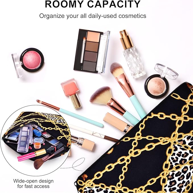 Small Makeup Bag, Mini Makeup Pouch, Cute Cosmetic Bag for Women, Toiletry Bags, Make Up Brush Skincare Organizer, Pouches for Travel Accessories