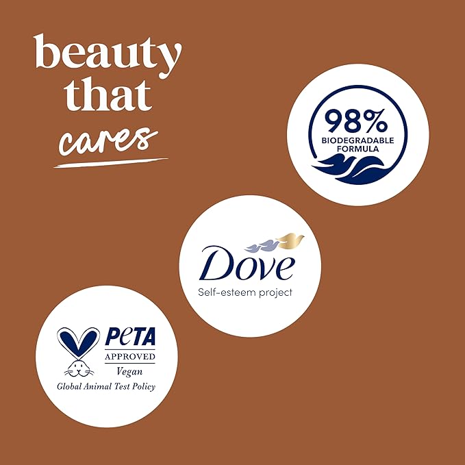 Dove Body Wash with Pump Restore Coconut & Cocoa Butter for 24hr Lotion-Soft Skin Moisturizing Skin Cleanser with No Sulfates No Parabens 30.6 Oz
