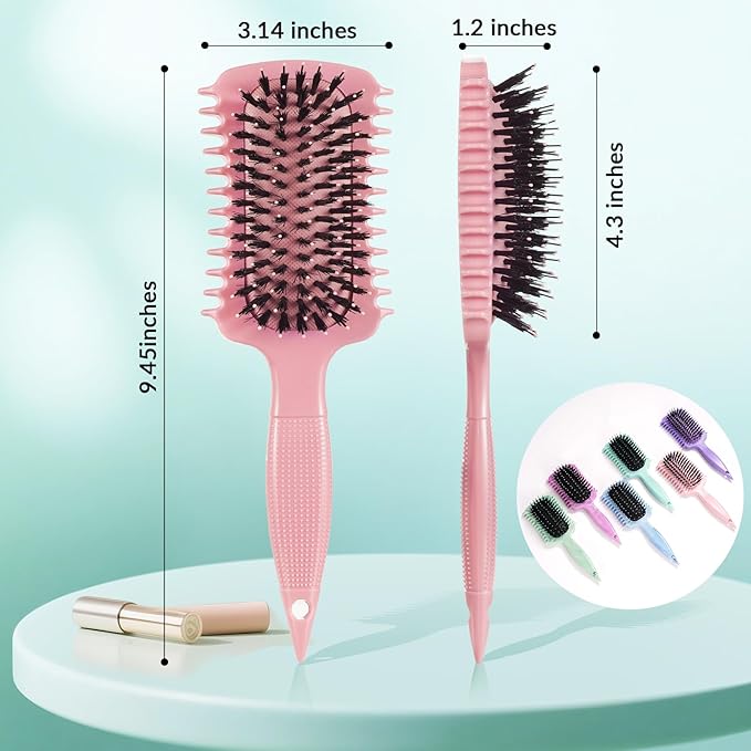 Curl Defining Brush, Curly Hair Brush Products for Effortlessly Detangling Shaping and Styling Women's Men's Curls on All Wet or Dry Hair Types, Reduces Frizz