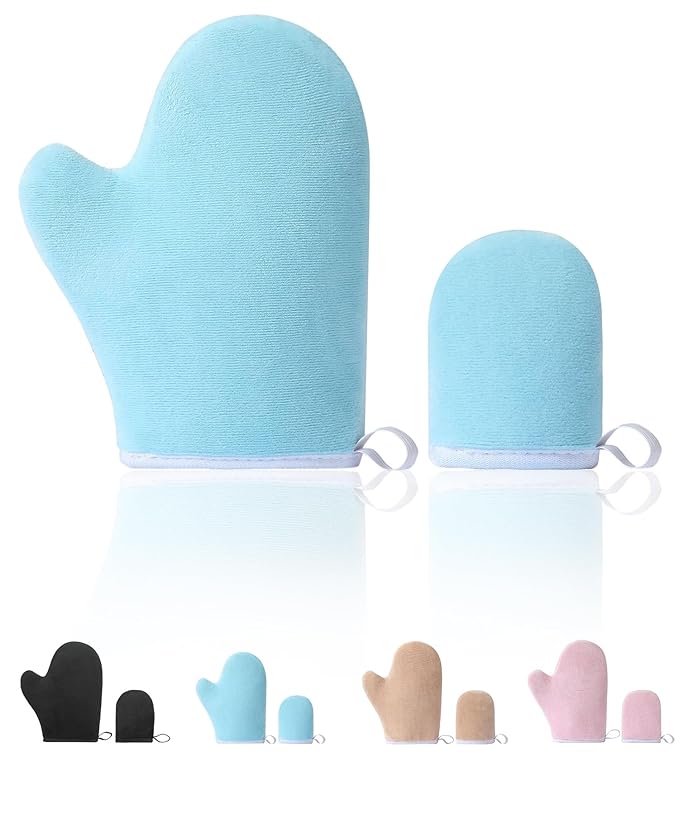 Slick Self Tanner Mitt in Blue - Tanning Glove for Self Tan Lotion