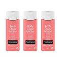Neutrogena Body Clear Acne Body Wash Pink Grapefruit - Salicylic Acid Formula for Breakout Treatment, Exfoliating Cleanser for Clear Skin, 8.5 fl. oz. Bottle, 3-Pack