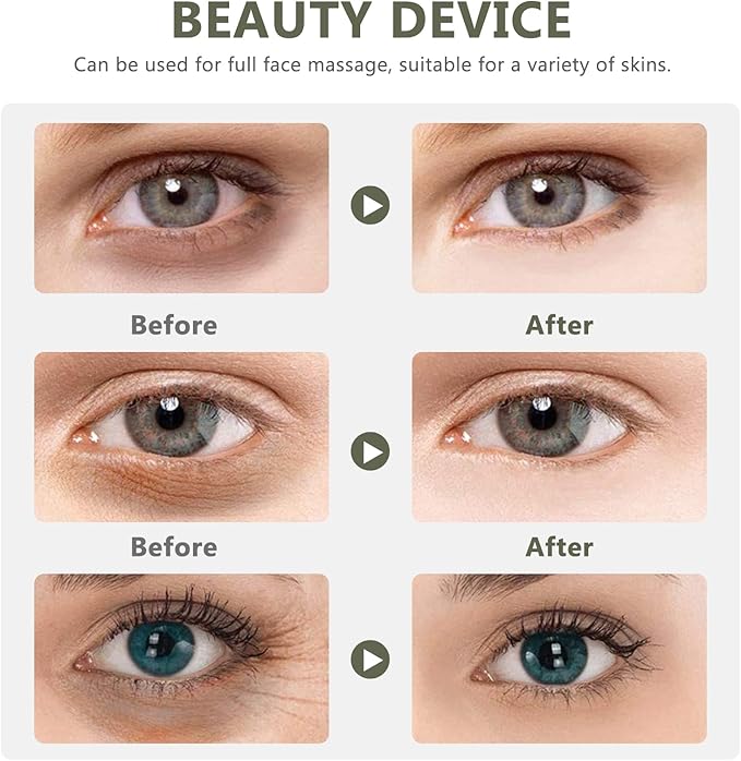 Eye Cream Roller Stick 6pcs Eye Cream Applicator Eye Roller Massage Sticks Massage Wand Matal Eye Roller for Puffy s and Dark Circles Applicator