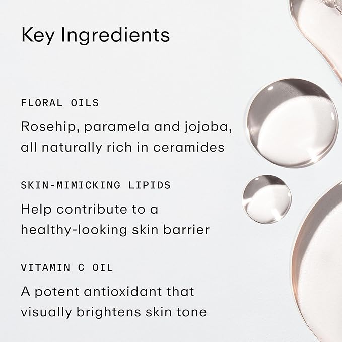 PHLUR Vanilla Skin Body Oil For Women & Men - Lightweight & Nourishing - With Ceramide-Rich Oils & Skin-Mimicking Lipids - Pink Pepper, Cashmere Wood & Sandalwood Scented (4 Fl Oz)