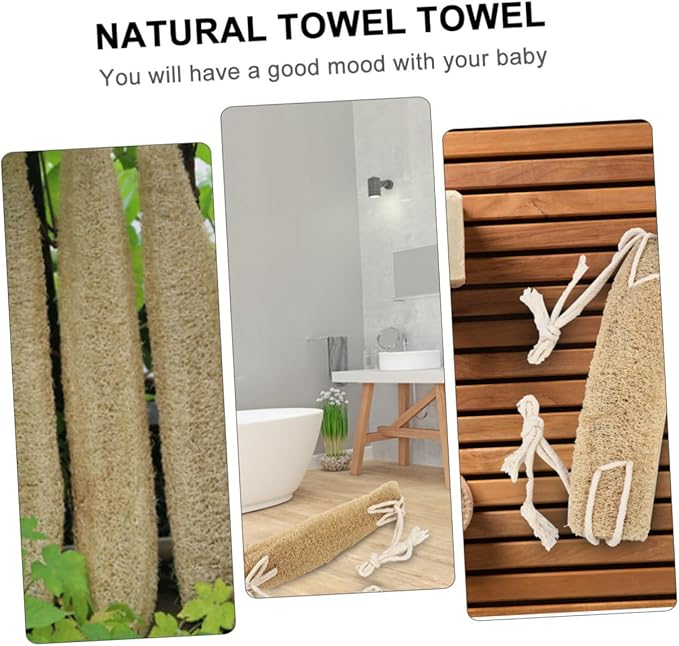 Back Scrubber Exfoliating Strap Comfortable Durable Shower Scrubber for Deep Cleaning Fast Drying Breathable Design for Body Care and Spa Use