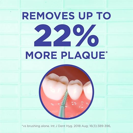GUM Soft-Picks Advanced, Dental Picks for Teeth Cleaning and Gum Health, Disposable Interdental Brushes with Convenient Carry Case, Dentist Recommended Dental Picks, 60 Count (Pack of 3) 180 Total