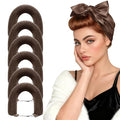 Heatless Curls Overnight Set - 6PCS Jumbo Velvet Hair Rollers to Sleep In, No-Damage Flexi Rods for Beautiful, Effortless Curls and Waves for Women