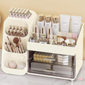 Large Capacity Makeup Organizer Countertop with Makeup Brush Holder for Vanity, Thickened Material, Bathroom Countertop Organizer Skin Care Perfumes Storage, Teen Girl Gifts for 13-25 Year