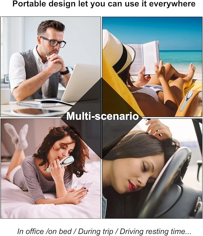 Scalp Massager, Electric Scalp Massage Brush, Hair Massage Brush, Electric Head Scratcher, Massage Comb with Soft Rubber