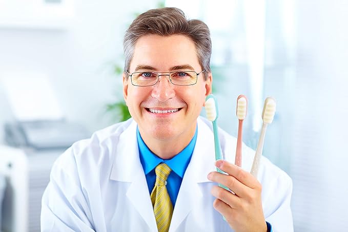 Extra Soft Toothbrushes For Adults, Nano Toothbrush 20,000 Ultra Fine Bristles for Sensitive Gums, Gentle Adult Toothbrush for Gum Care, Deep Cleaning Soft Brush, Pack of 4 Oral Care Brushes