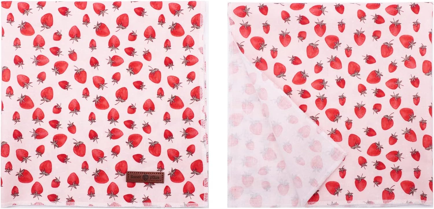 Lionet Paws Dog Bandana,Fabric Pink Dogs Kerchief for Medium Large Dogs,Dog Cotton Triangle Bibs Scarf for Girl Boy