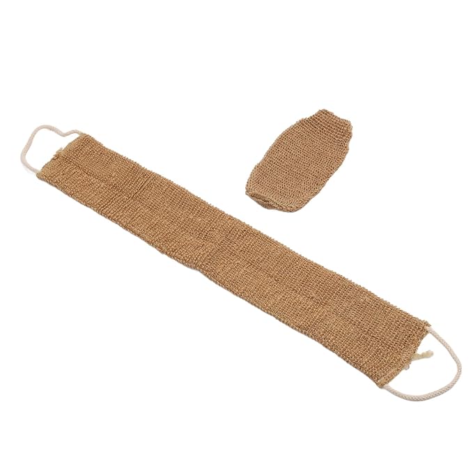 ZJchao Back Scrubber Strap Long Handle Back Scrubber Bath Glove Set with Exfoliating Textured Surface for Deep Cleaning Home Travel