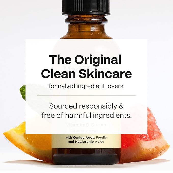 Mad Hippie Vitamin C Serum for Face – C + E + Ferulic Acid, Hyaluronic Acid, Stable Low-Irritation Formula, Brightening, 1.02 fl oz