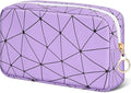 Tampon Holder for Purse, Leather Period Bag Sanitary Napkin Storage Bag for Girls Womens, Portable Feminine Emergency Pad Period Pouch(Purple)