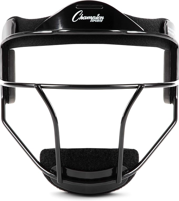 Champion Sports Steel Softball Face Mask – Durable Fielder’s Mask for Youth & Adults, Multiple Colors for Practice & Games