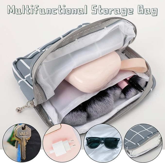 4pcs Sanitary Napkin Storage Bag, Portable Reusable Menstrual Pads Bags for Women, Tampon Holder Pouch, Feminine Hygiene Organizer