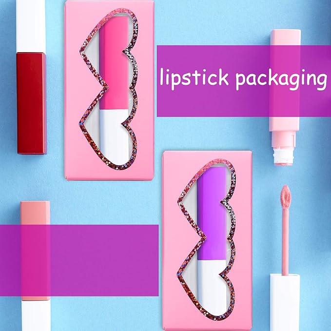 Maitys 60 Pcs Empty Eyelashes Packaging Box and Tray 30 Pieces Empty Eyelash Boxes Pink Lash Packaging Case with 30 Pieces Eyelash Tray False Eyelashes Storage Container